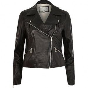 River Island Real Leather Biker Jacket